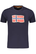 NAPAPIJRI T - SHIRT MANICHE CORTE UOMO BLU - Grandi Firme Lab