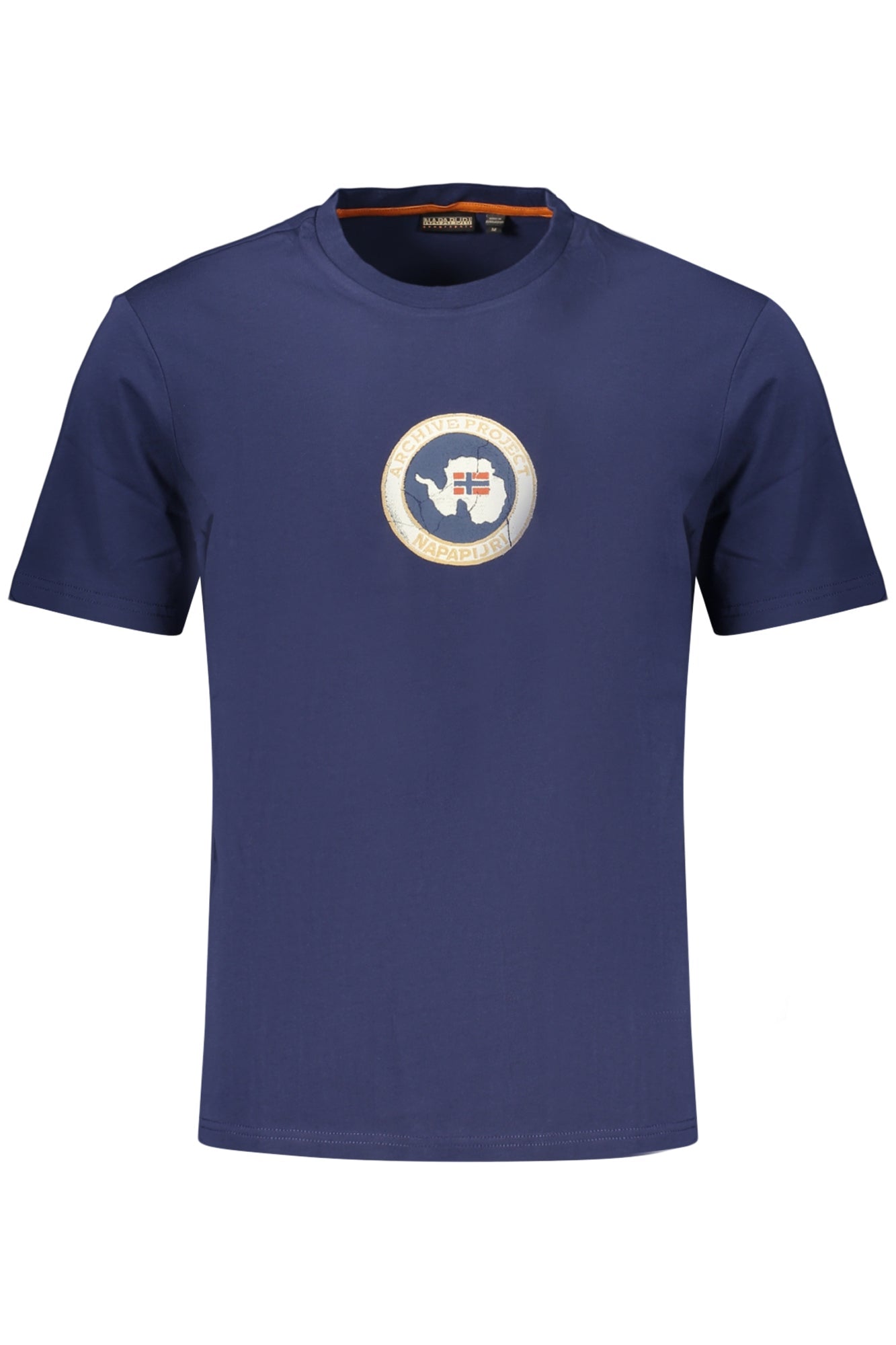NAPAPIJRI T - SHIRT MANICHE CORTE UOMO BLU - Grandi Firme Lab