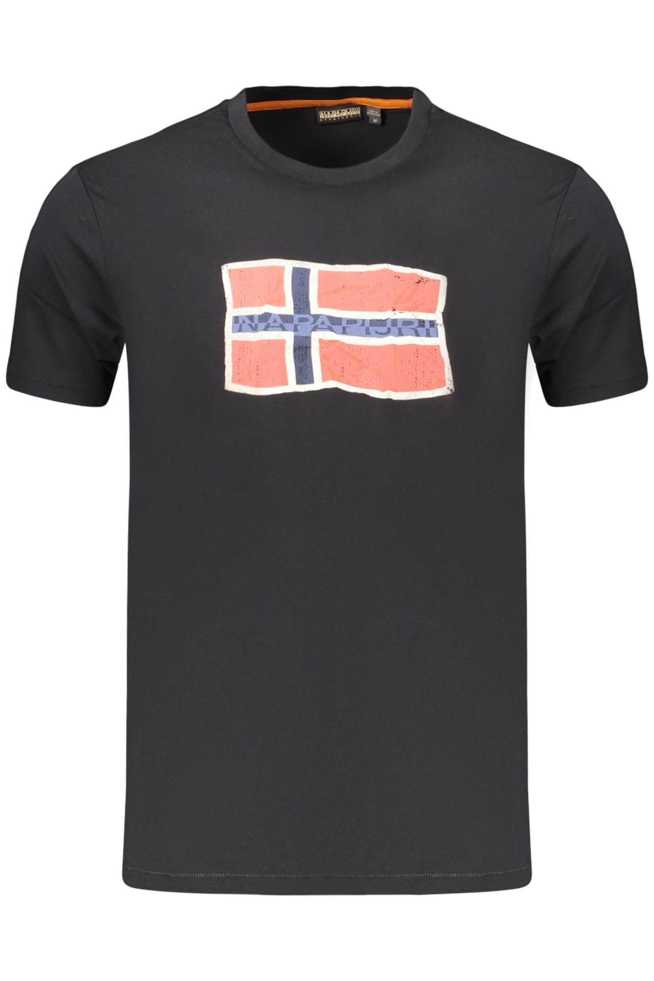 NAPAPIJRI T-SHIRT MANICHE CORTE UOMO NERO - Grandi Firme Lab