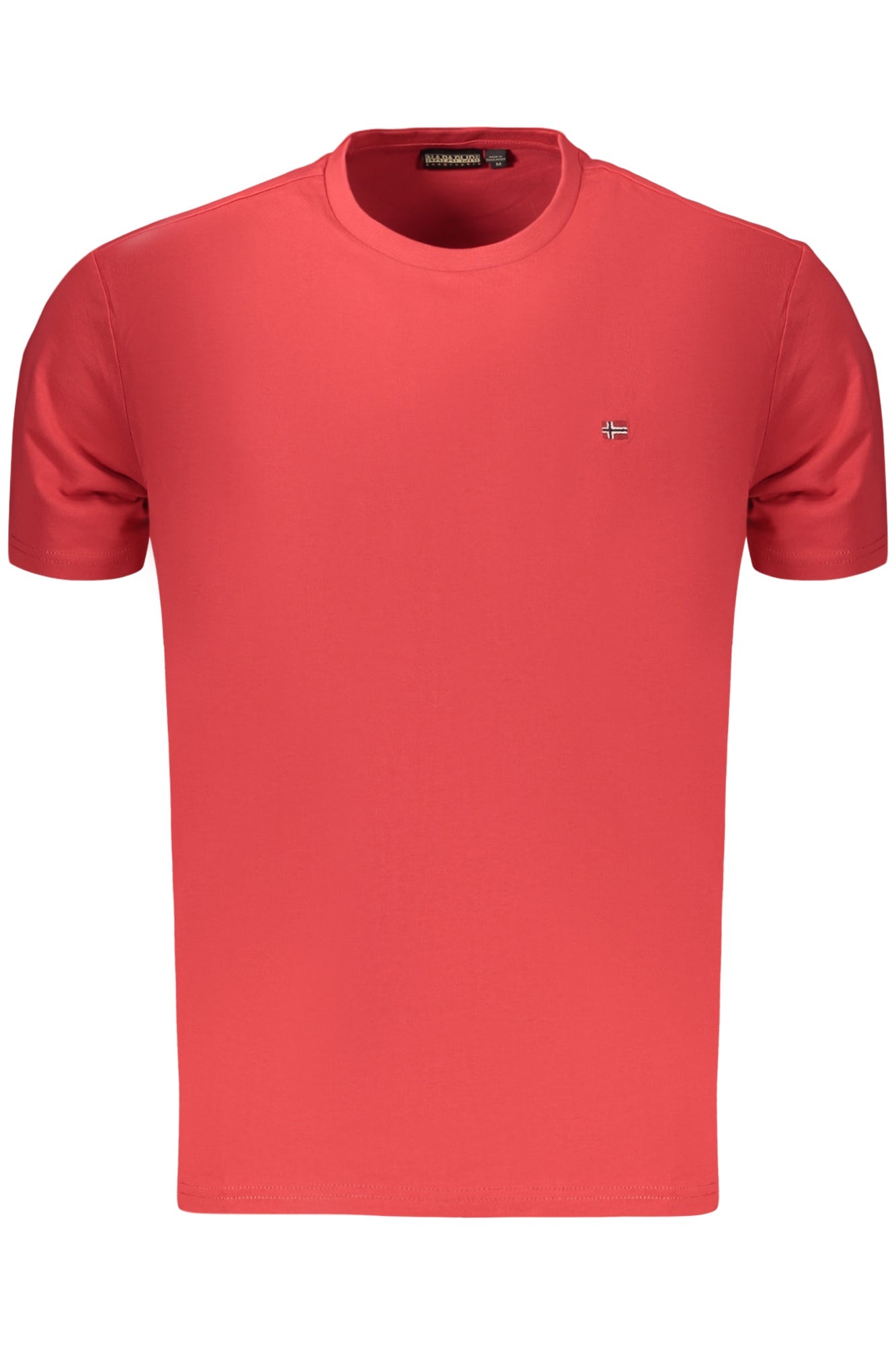 NAPAPIJRI T-SHIRT MANICHE CORTE UOMO ROSSO - Grandi Firme Lab
