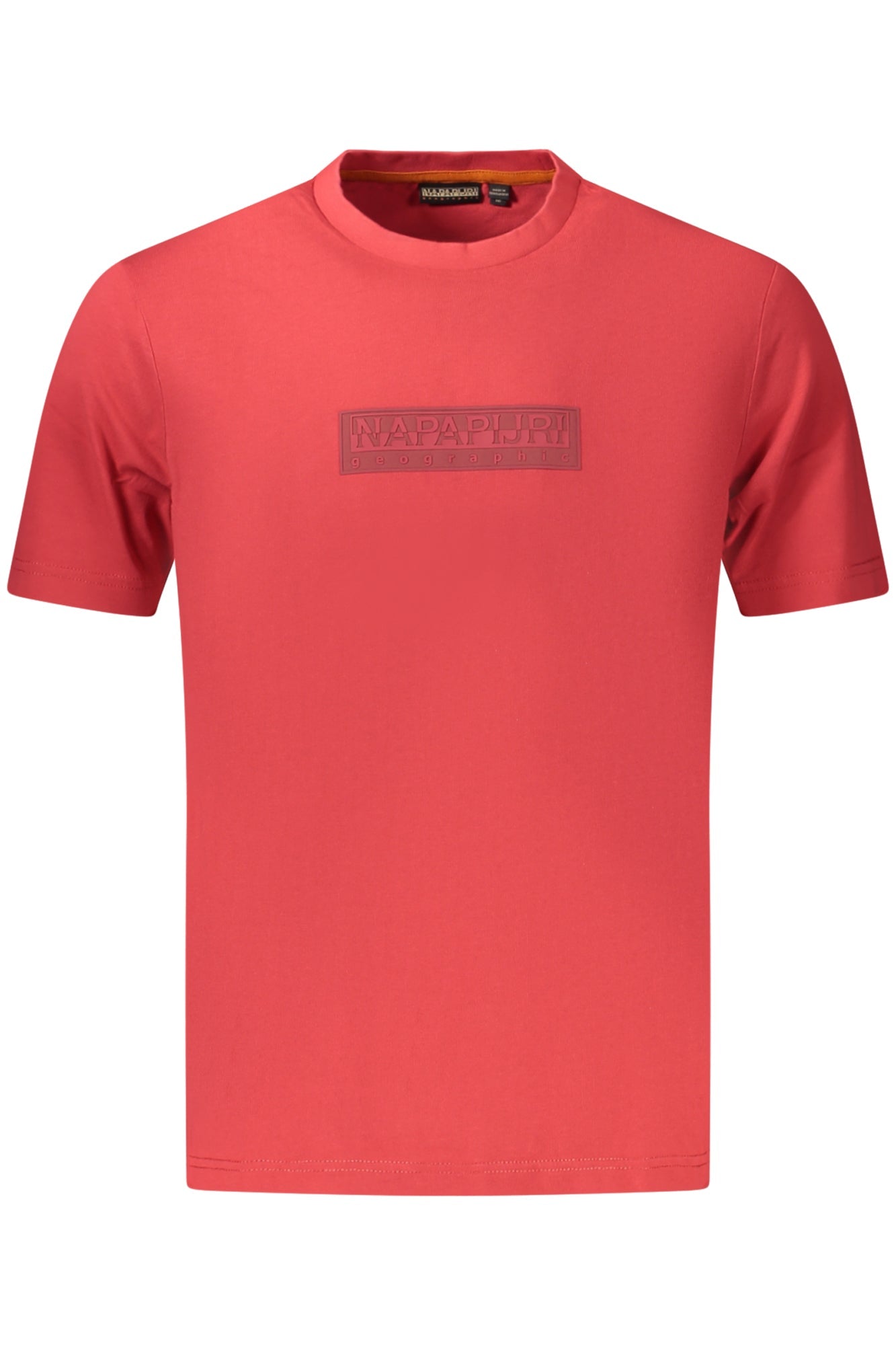 NAPAPIJRI T - SHIRT MANICHE CORTE UOMO ROSSO - Grandi Firme Lab