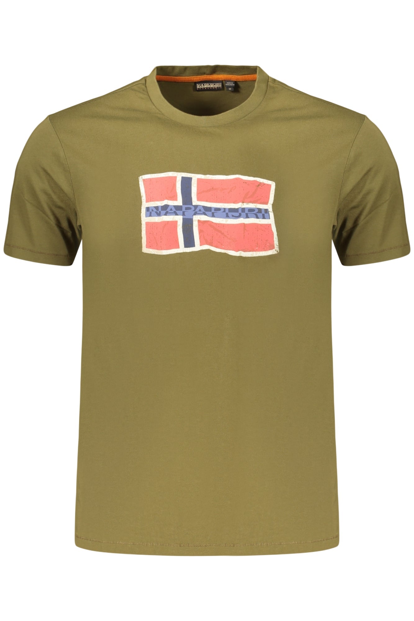 NAPAPIJRI T - SHIRT MANICHE CORTE UOMO VERDE - Grandi Firme Lab