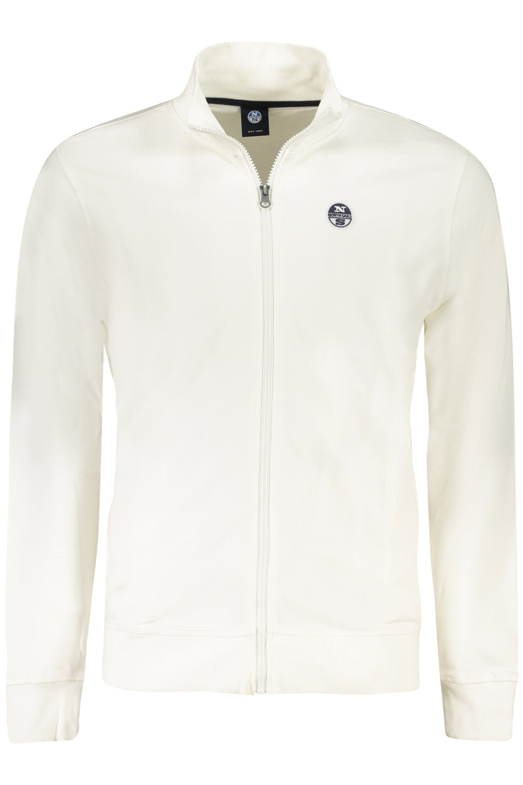 NORTH SAILS FELPA CON ZIP UOMO BIANCO - Grandi Firme Lab