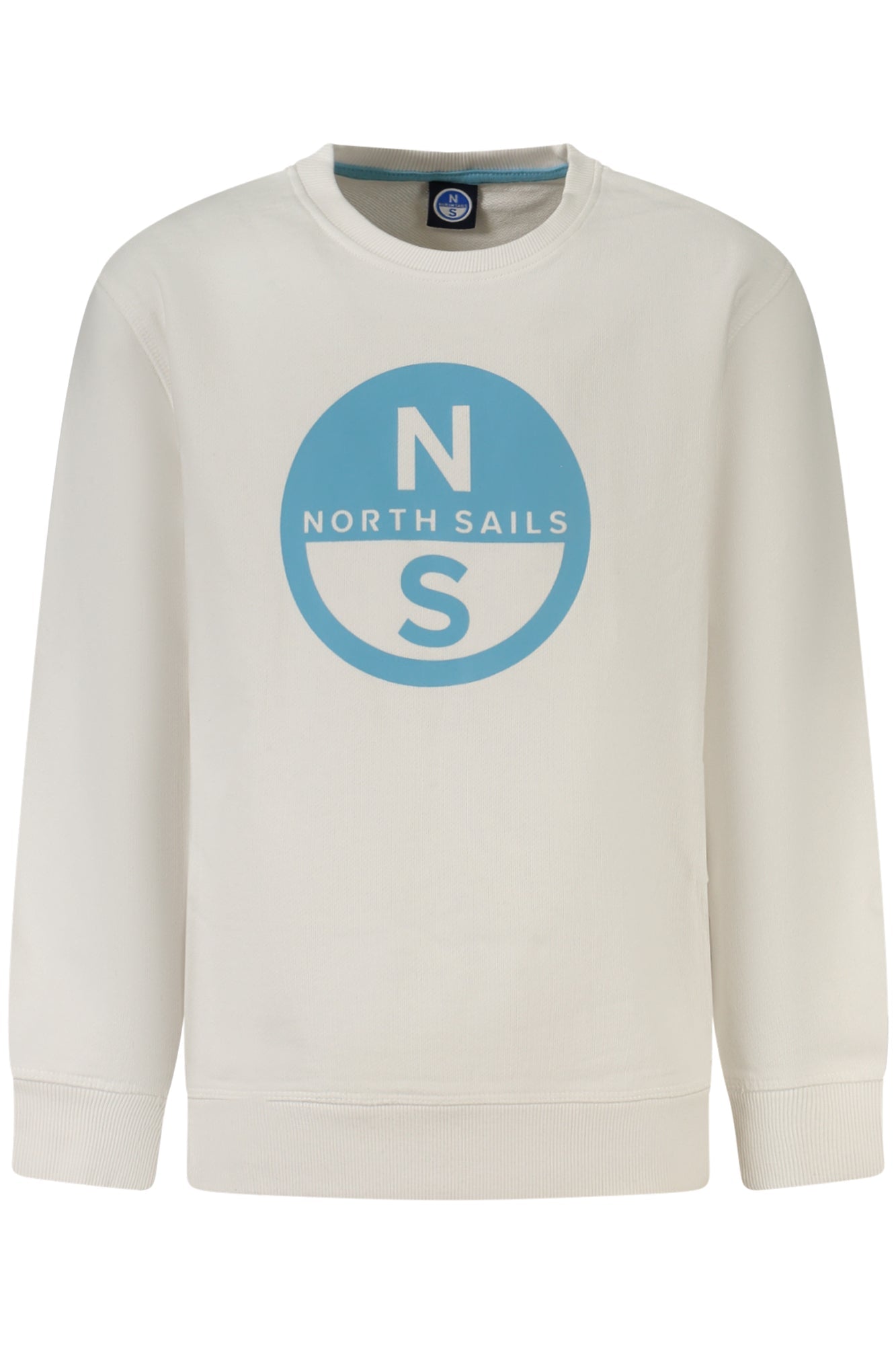 NORTH SAILS FELPA SENZA ZIP BAMBINO BIANCO - Grandi Firme Lab