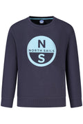 NORTH SAILS FELPA SENZA ZIP BAMBINO BLU - Grandi Firme Lab
