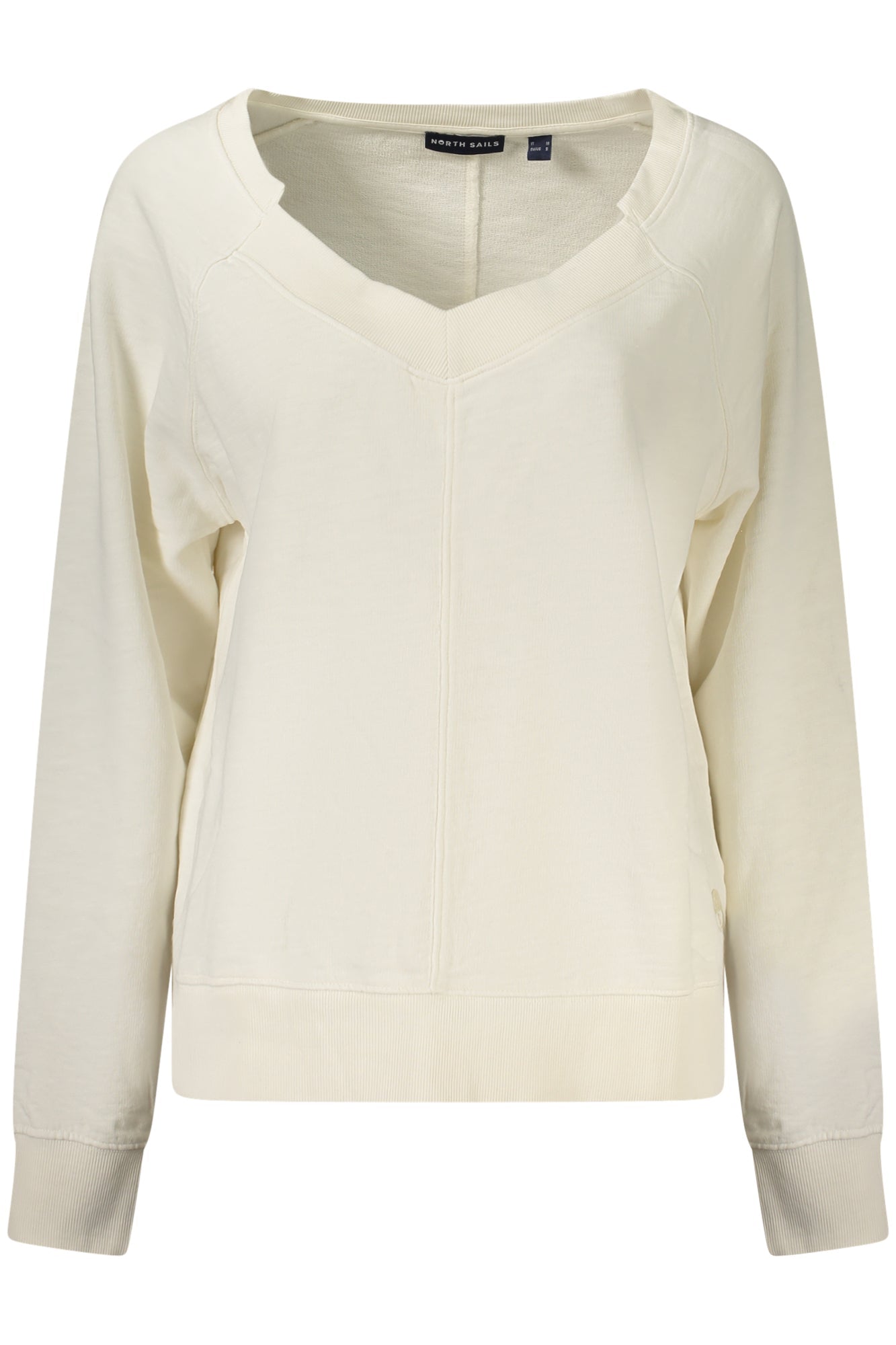 NORTH SAILS FELPA SENZA ZIP DONNA BIANCO - Grandi Firme Lab