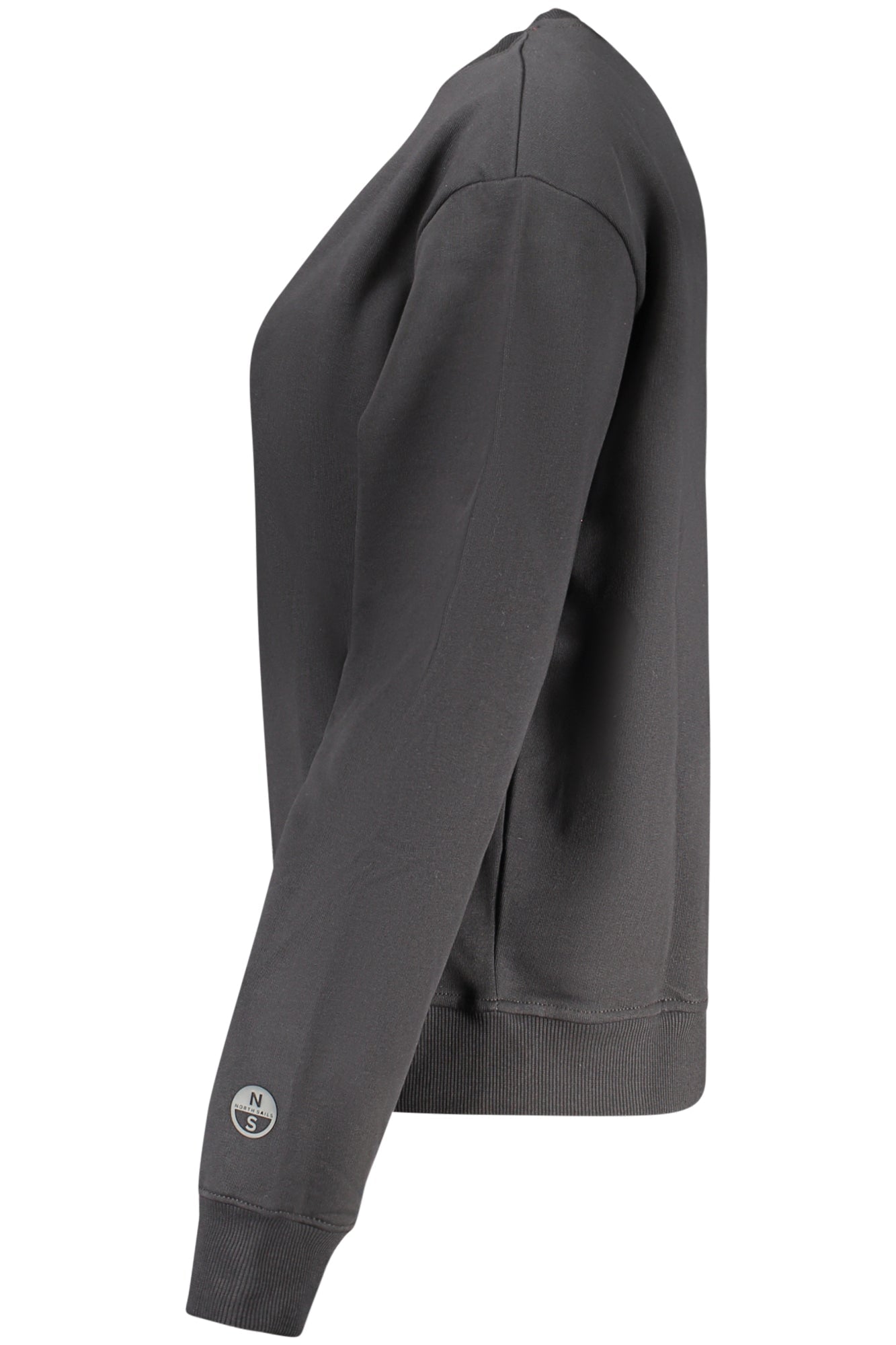 NORTH SAILS FELPA SENZA ZIP DONNA NERO - Grandi Firme Lab