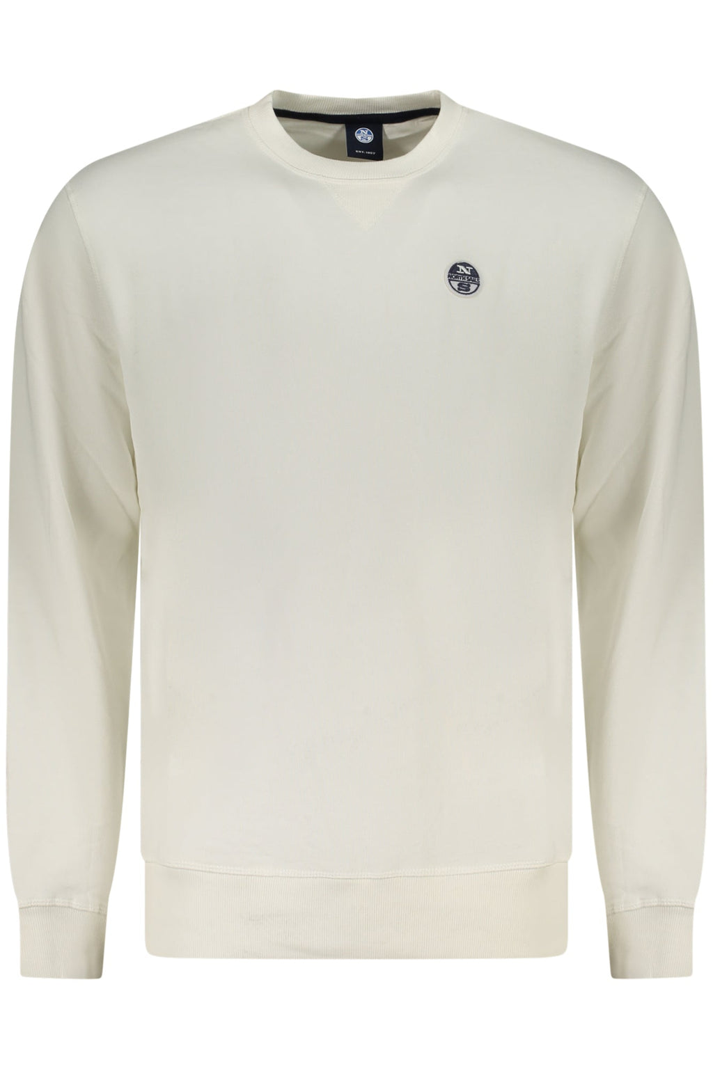 NORTH SAILS FELPA SENZA ZIP UOMO BIANCO - Grandi Firme Lab