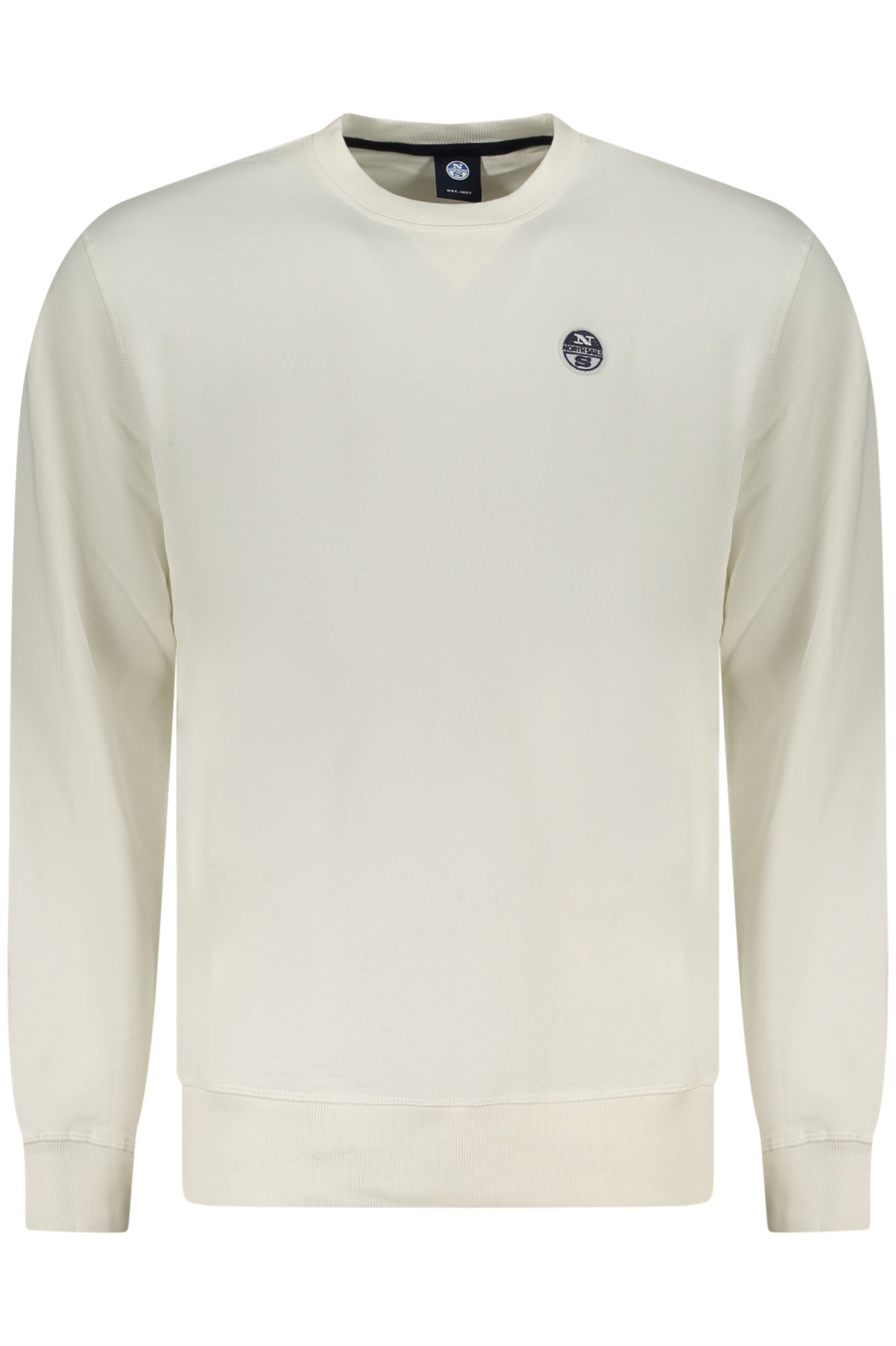 NORTH SAILS FELPA SENZA ZIP UOMO BIANCO - Grandi Firme Lab
