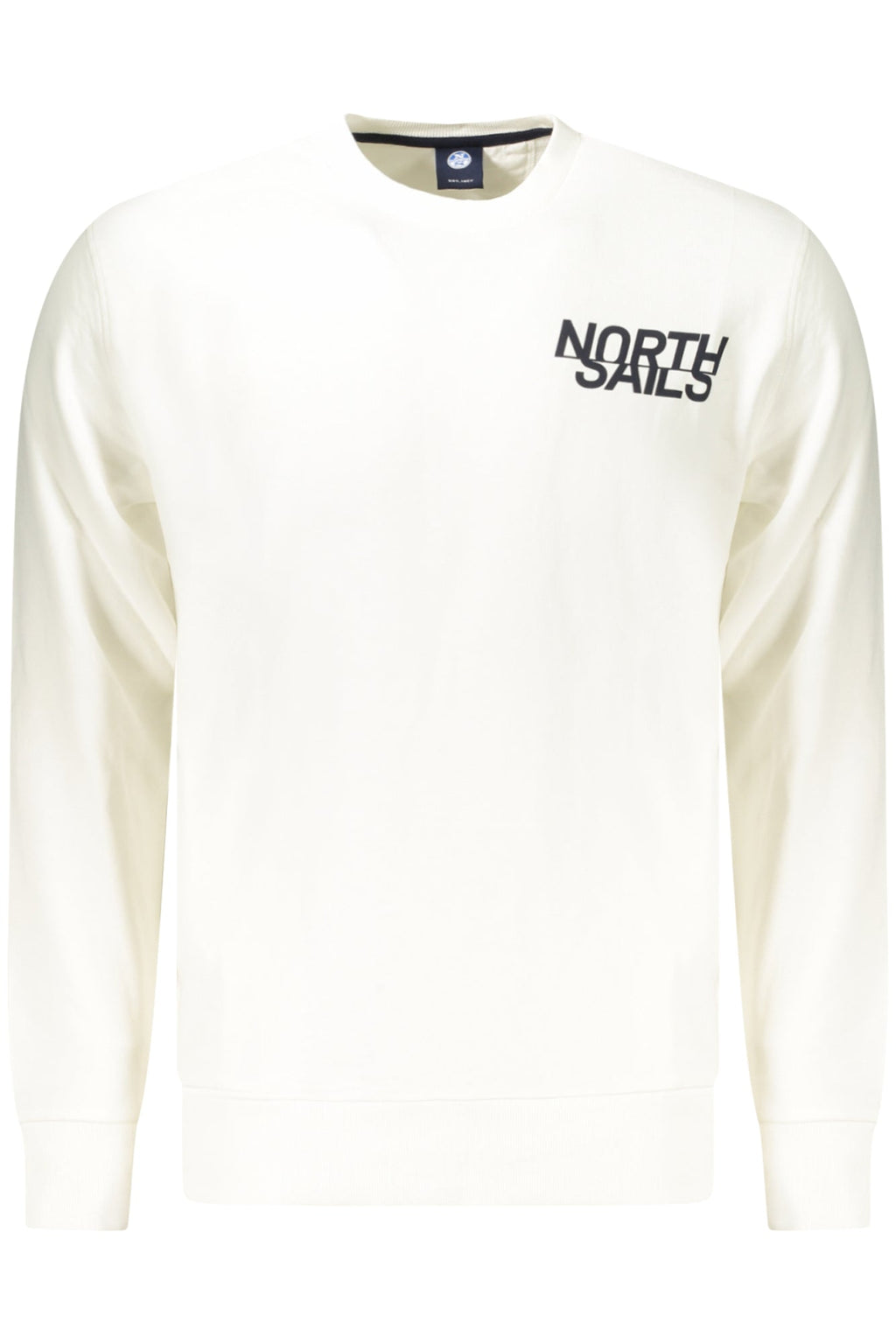 NORTH SAILS FELPA SENZA ZIP UOMO BIANCO - Grandi Firme Lab
