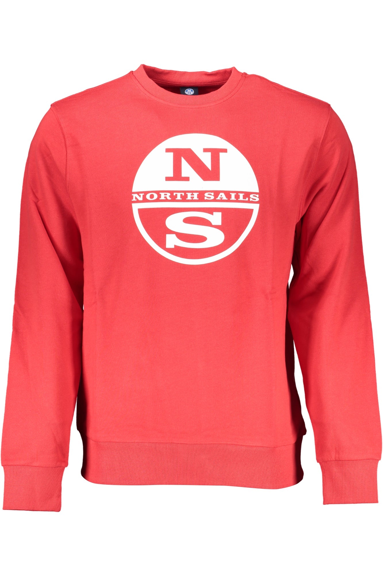 NORTH SAILS FELPA SENZA ZIP UOMO ROSSO - Grandi Firme Lab