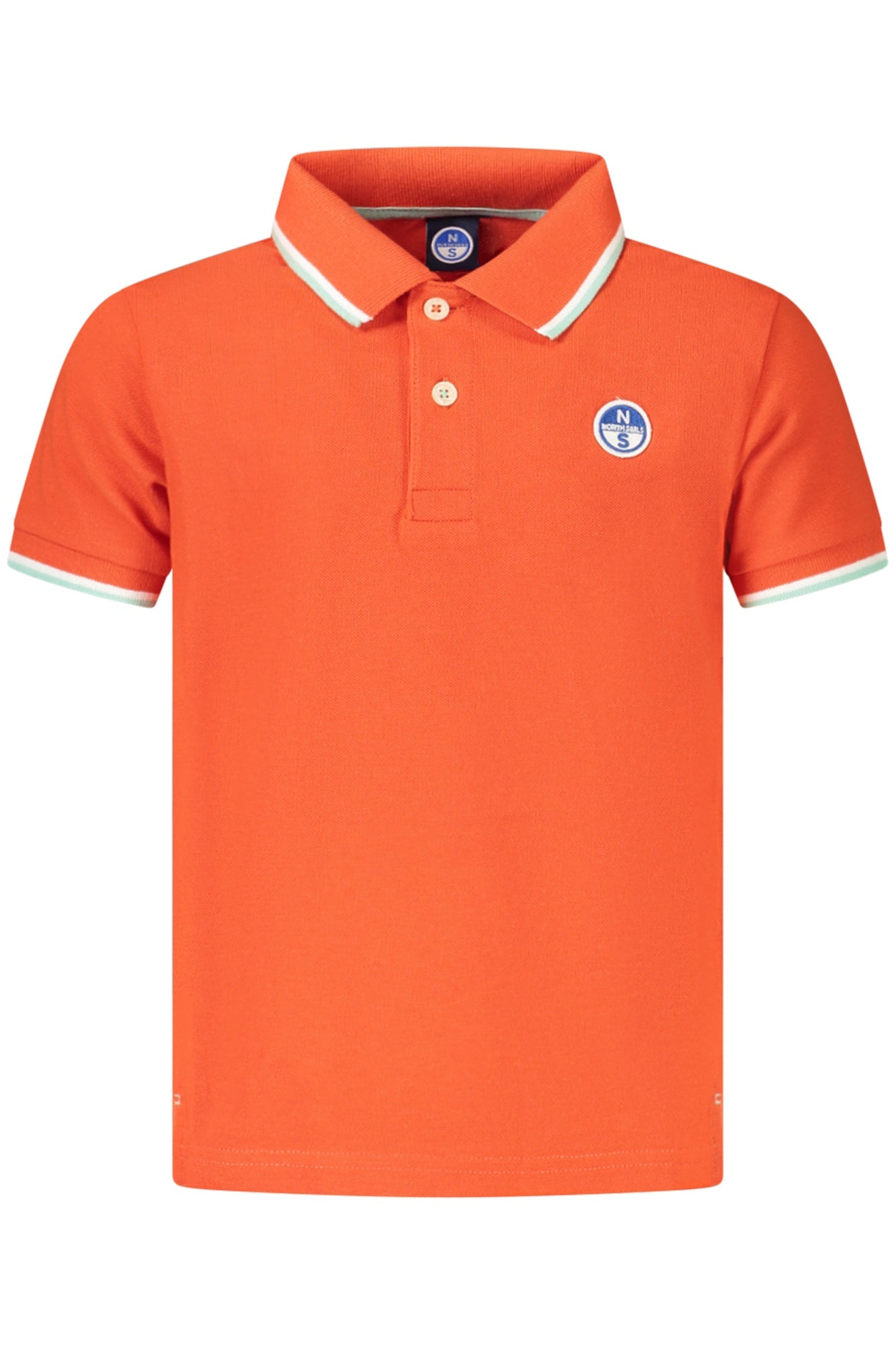 NORTH SAILS POLO MANICHE CORTE BAMBINO ARANCIO - Grandi Firme Lab