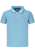 NORTH SAILS POLO MANICHE CORTE BAMBINO AZZURRO - Grandi Firme Lab