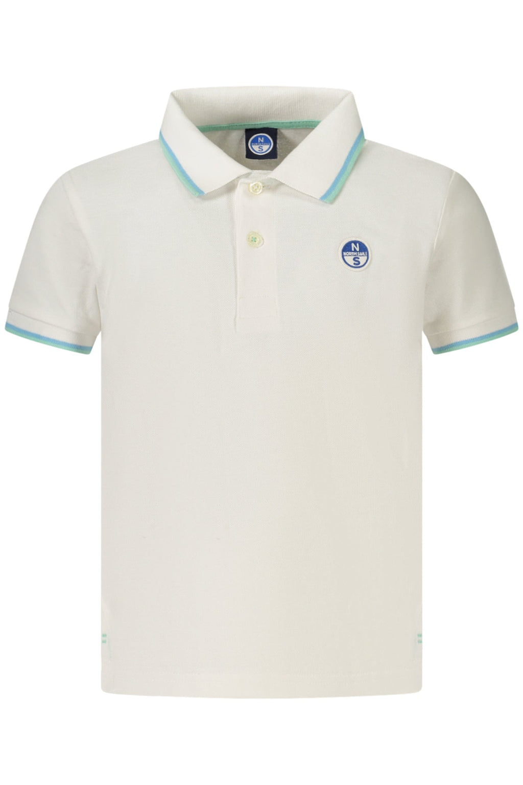 NORTH SAILS POLO MANICHE CORTE BAMBINO BIANCO - Grandi Firme Lab