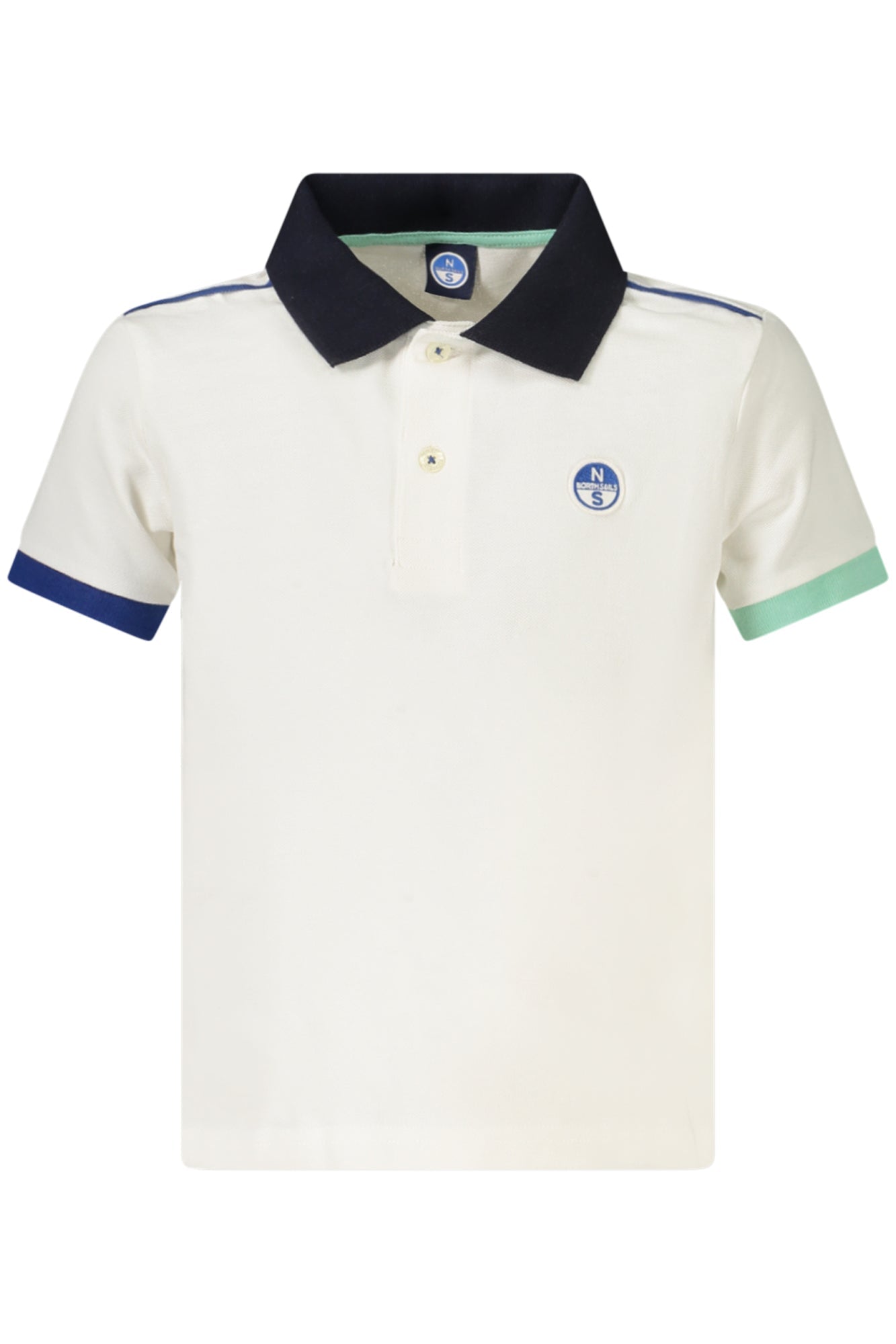 NORTH SAILS POLO MANICHE CORTE BAMBINO BIANCO - Grandi Firme Lab