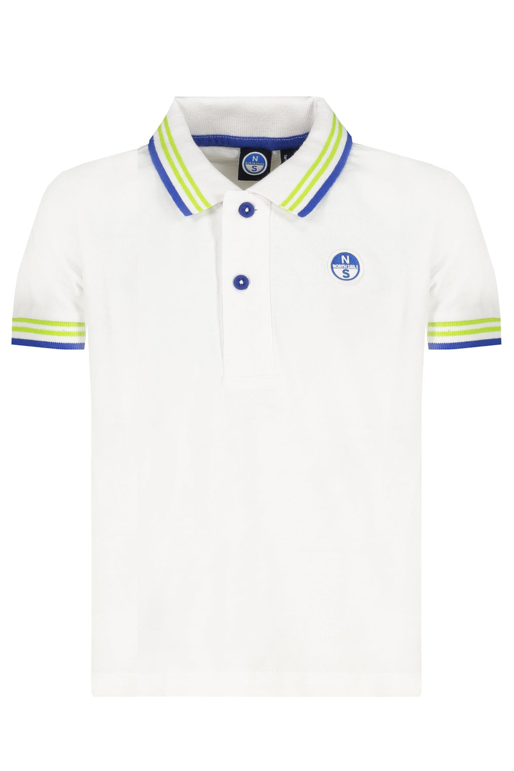 NORTH SAILS POLO MANICHE CORTE BAMBINO BIANCO - Grandi Firme Lab