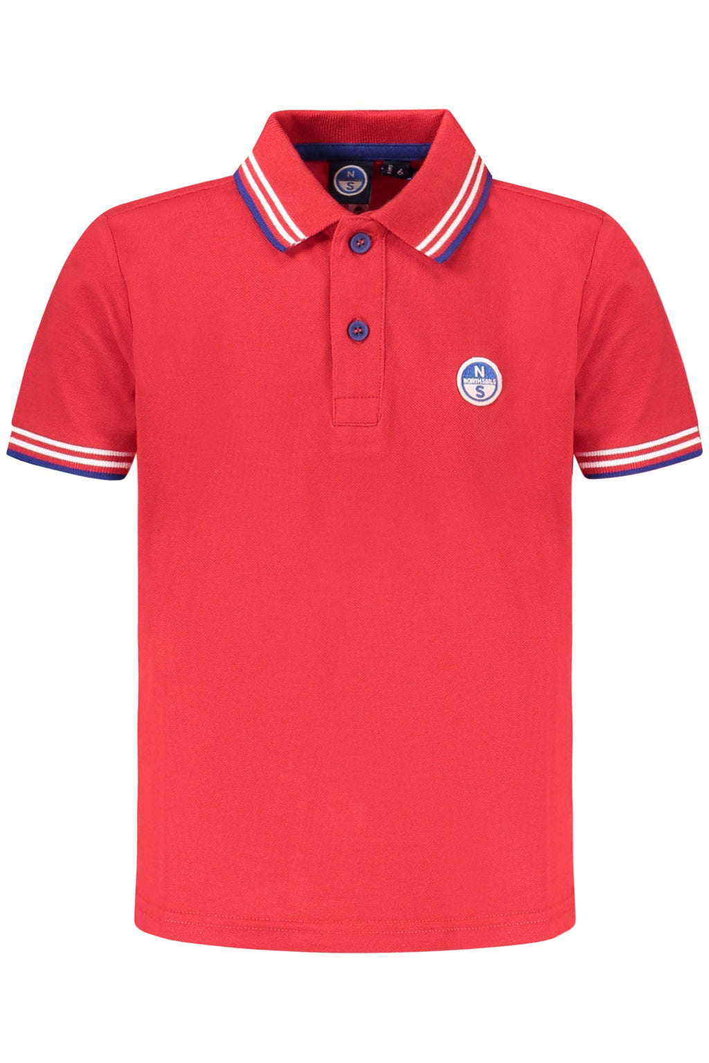 NORTH SAILS POLO MANICHE CORTE BAMBINO ROSSO - Grandi Firme Lab