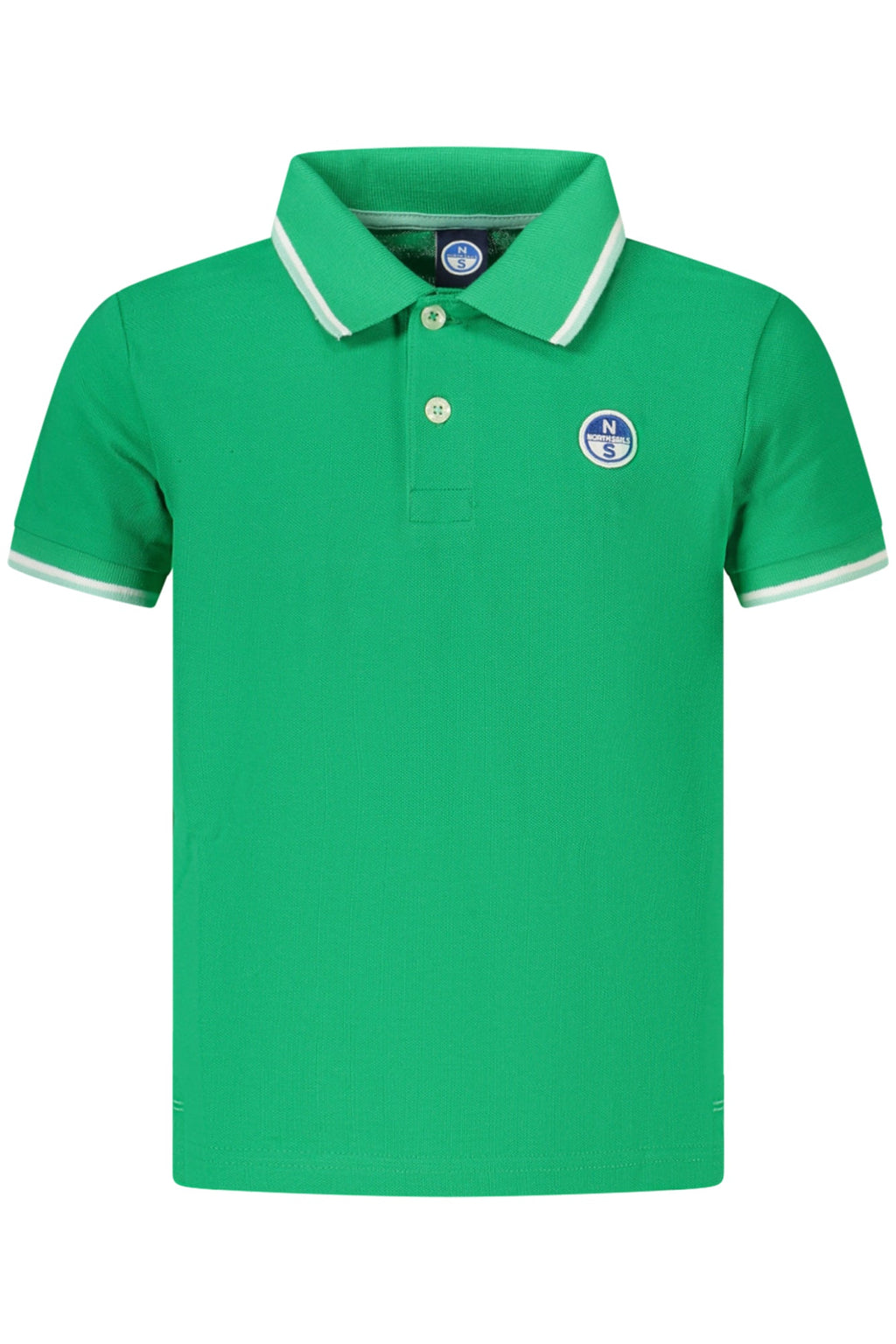 NORTH SAILS POLO MANICHE CORTE BAMBINO VERDE - Grandi Firme Lab