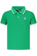NORTH SAILS POLO MANICHE CORTE BAMBINO VERDE - Grandi Firme Lab