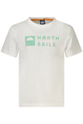 NORTH SAILS T-SHIRT MANICHE CORTE BAMBINO BIANCO - Grandi Firme Lab
