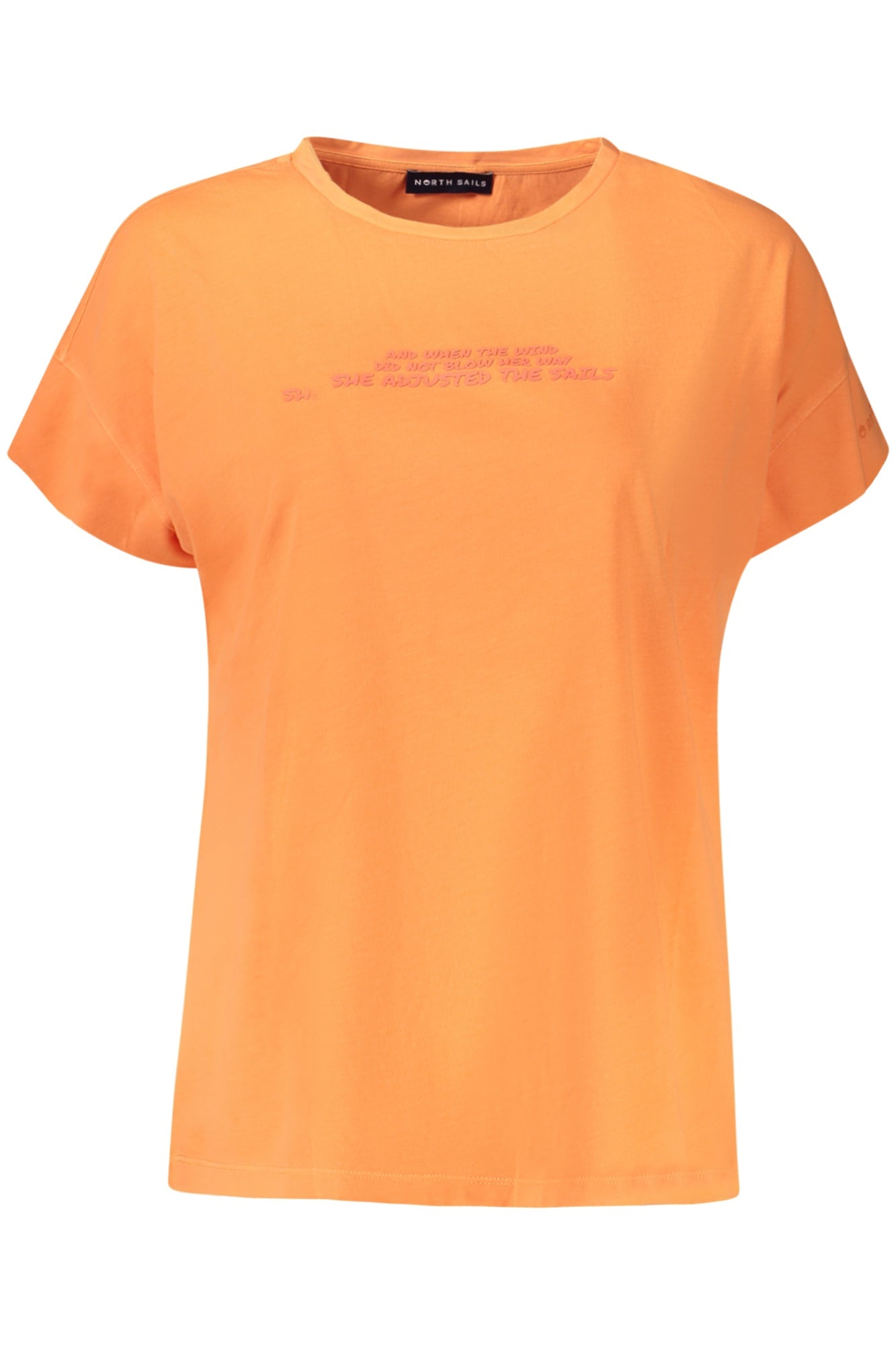 NORTH SAILS T-SHIRT MANICHE CORTE DONNA ARANCIO - Grandi Firme Lab