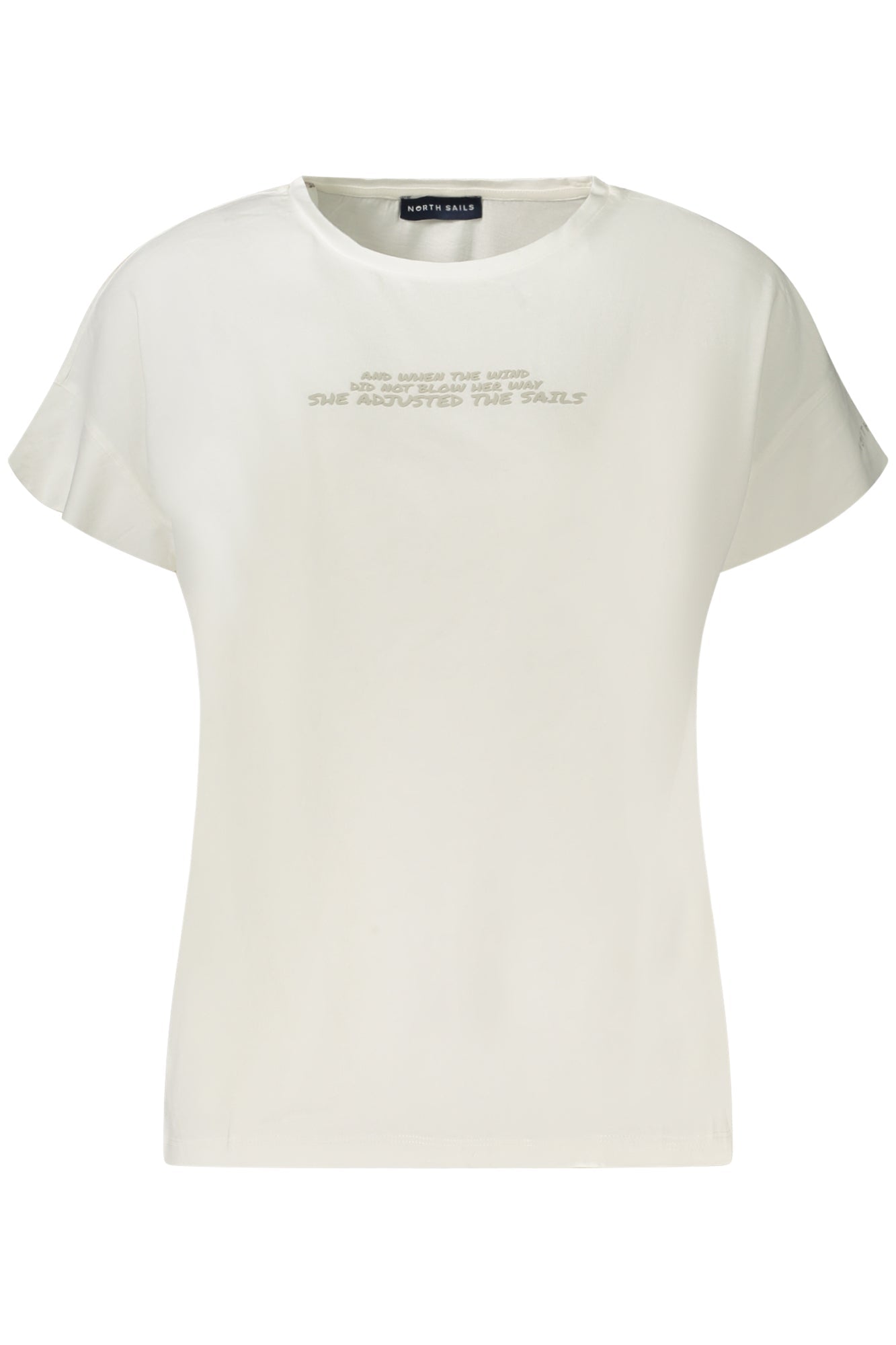 NORTH SAILS T-SHIRT MANICHE CORTE DONNA BIANCO - Grandi Firme Lab