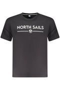 NORTH SAILS T-SHIRT MANICHE CORTE UOMO NERO - Grandi Firme Lab