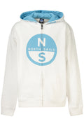NORTH SAILS FELPA CON ZIP BAMBINO BIANCO