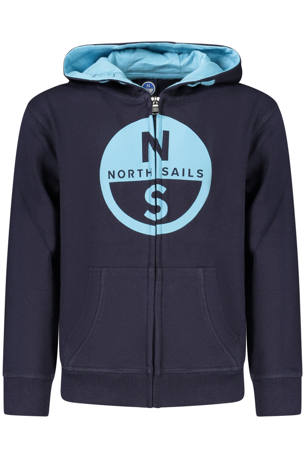 NORTH SAILS FELPA CON ZIP BAMBINO BLU