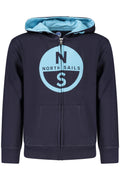 NORTH SAILS FELPA CON ZIP BAMBINO BLU