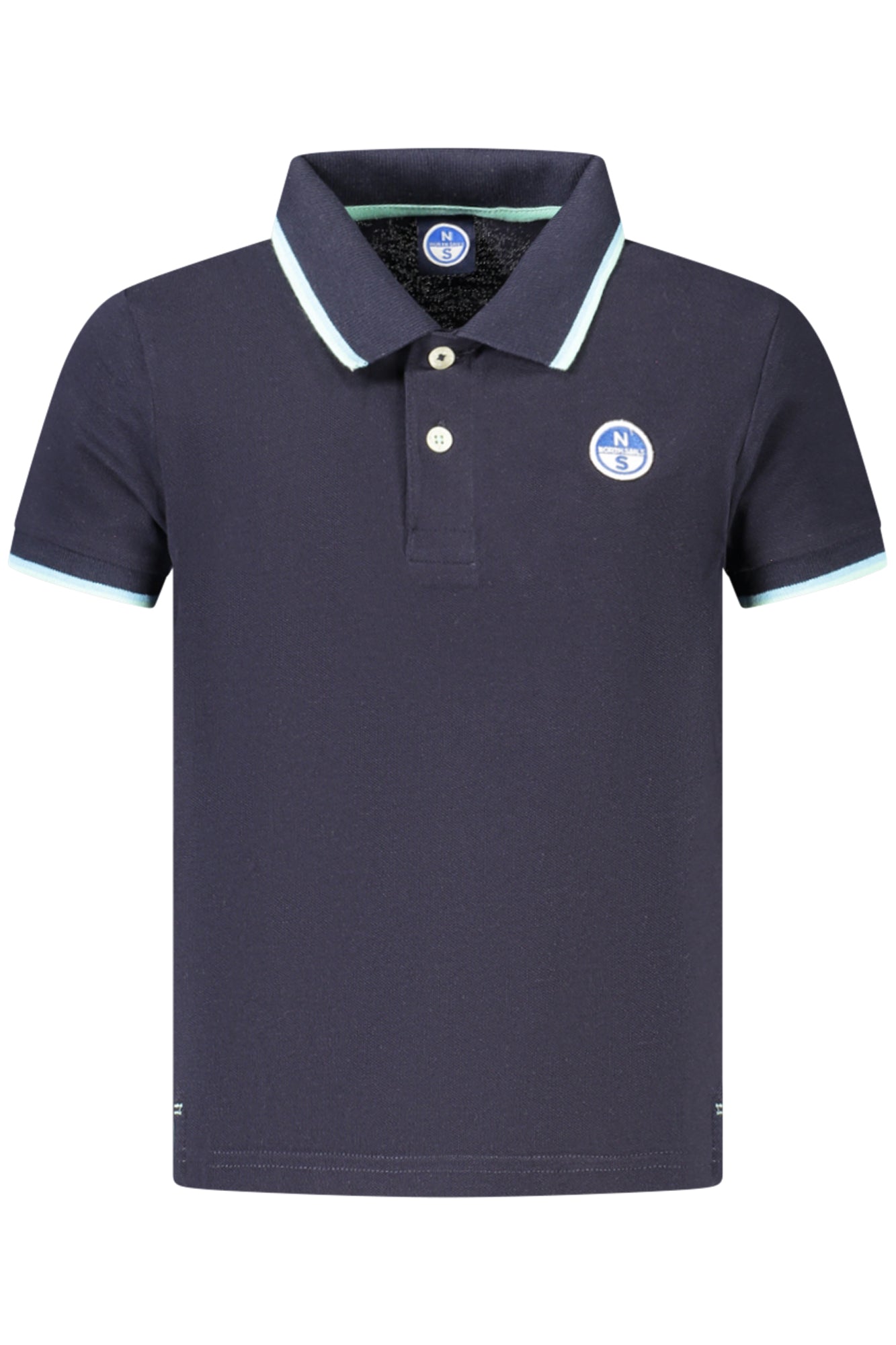 NORTH SAILS POLO MANICHE CORTE BAMBINO BLU