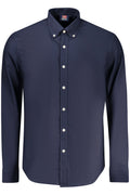 NORWAY 1963 CAMICIA MANICHE LUNGHE UOMO BLU - Grandi Firme Lab