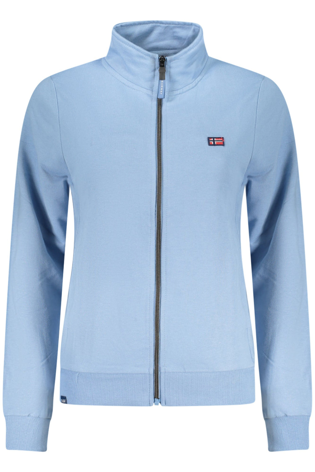 NORWAY 1963 FELPA CON ZIP DONNA AZZURRO - Grandi Firme Lab