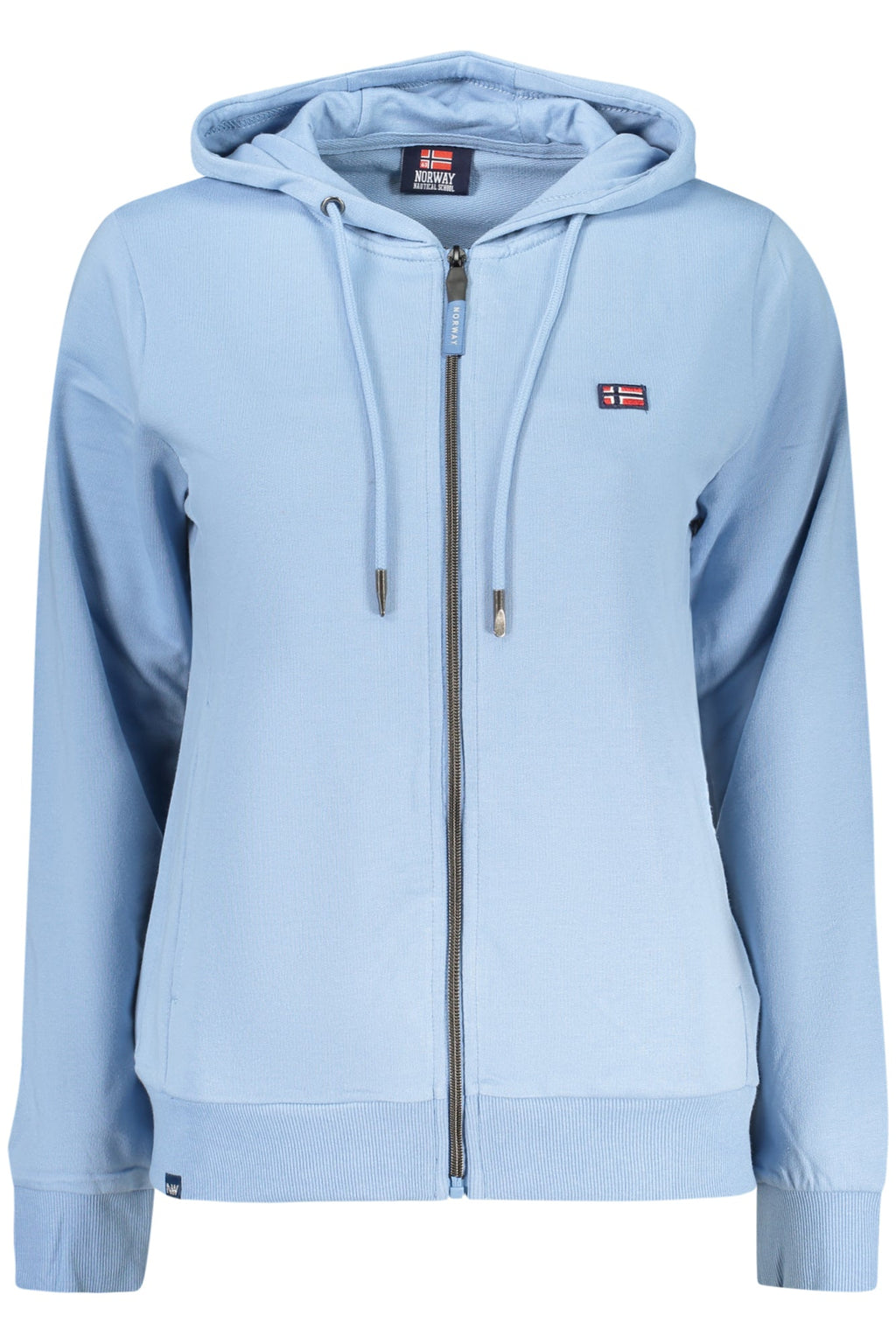 NORWAY 1963 FELPA CON ZIP DONNA AZZURRO - Grandi Firme Lab