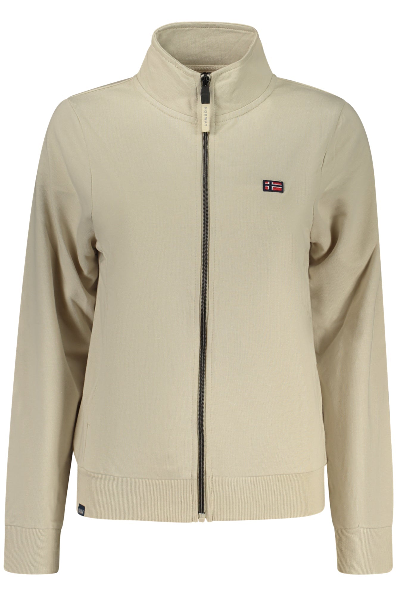 NORWAY 1963 FELPA CON ZIP DONNA BEIGE - Grandi Firme Lab