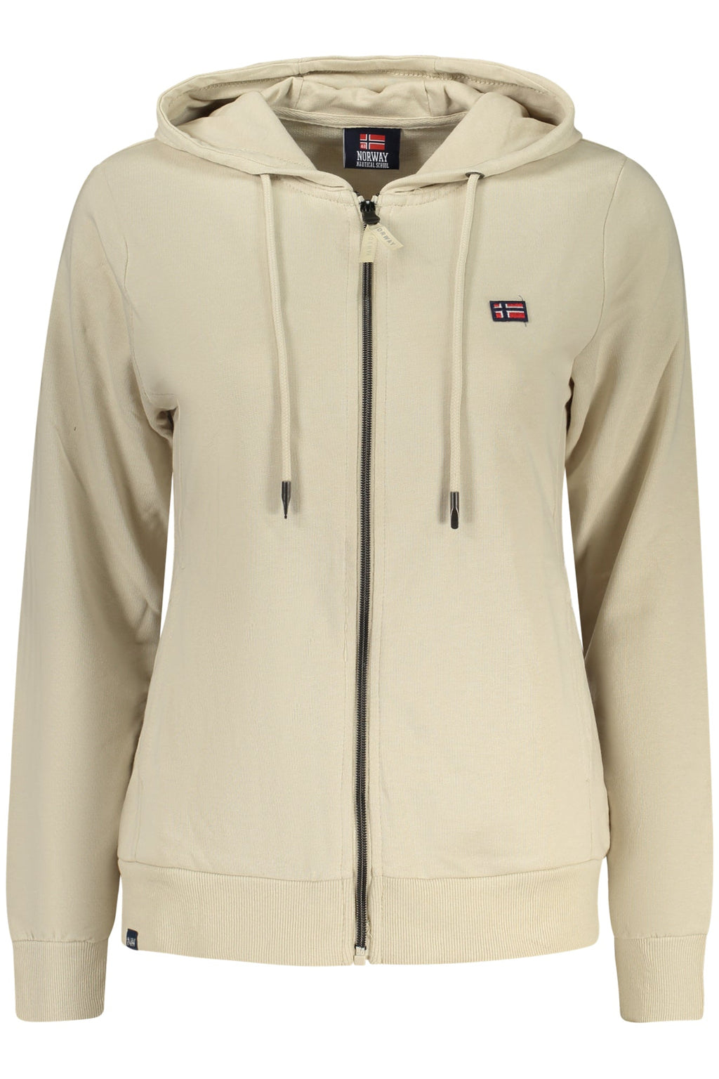 NORWAY 1963 FELPA CON ZIP DONNA BEIGE - Grandi Firme Lab