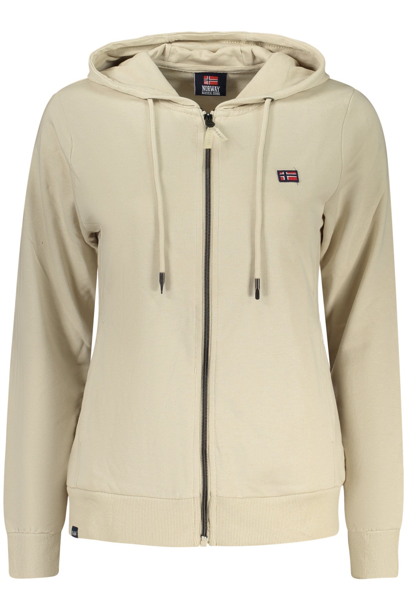 NORWAY 1963 FELPA CON ZIP DONNA BEIGE - Grandi Firme Lab