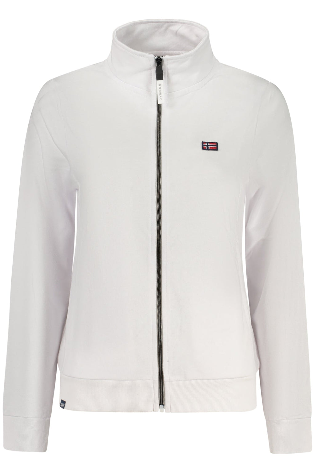 NORWAY 1963 FELPA CON ZIP DONNA BIANCO - Grandi Firme Lab