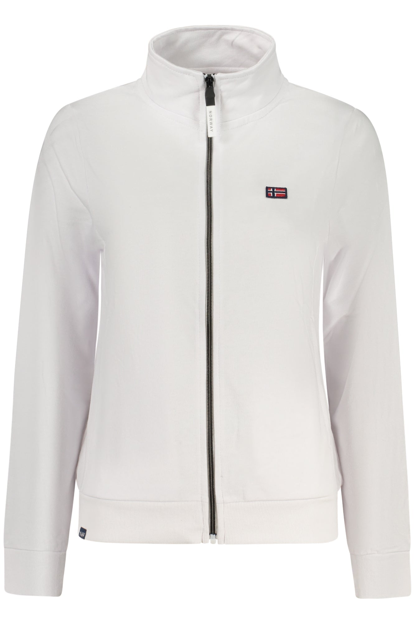 NORWAY 1963 FELPA CON ZIP DONNA BIANCO - Grandi Firme Lab