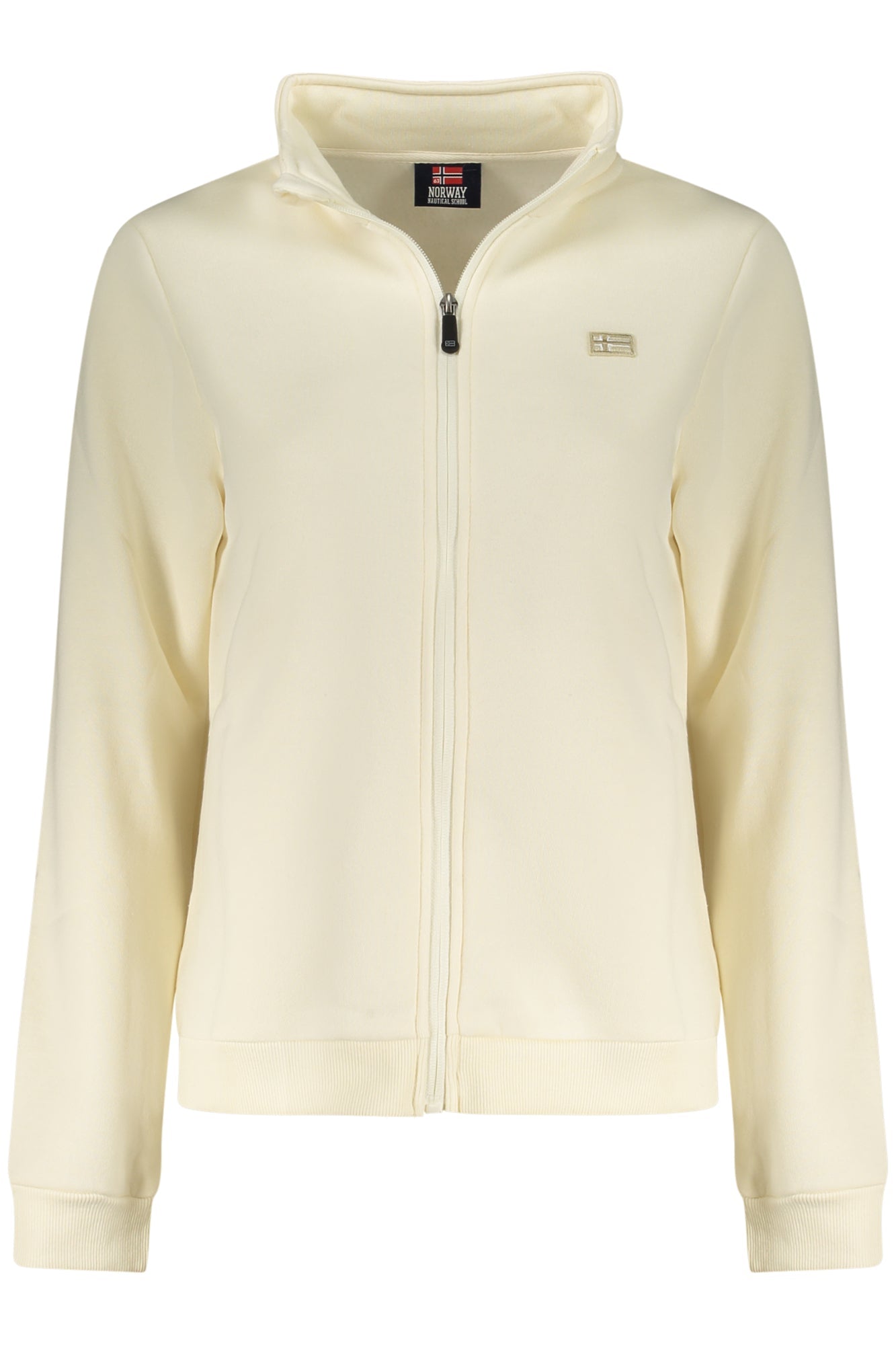 NORWAY 1963 FELPA CON ZIP DONNA BIANCO - Grandi Firme Lab