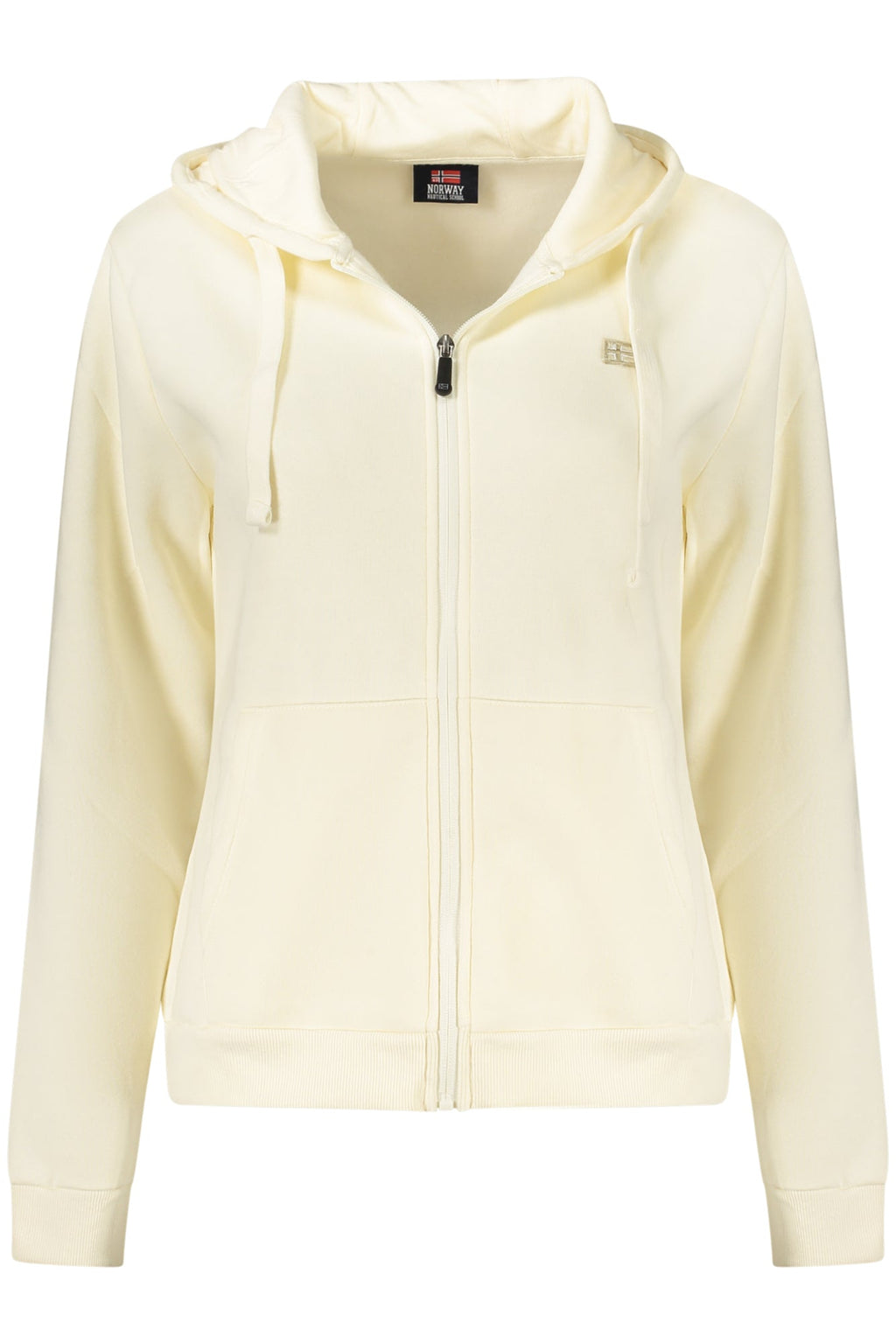 NORWAY 1963 FELPA CON ZIP DONNA BIANCO - Grandi Firme Lab