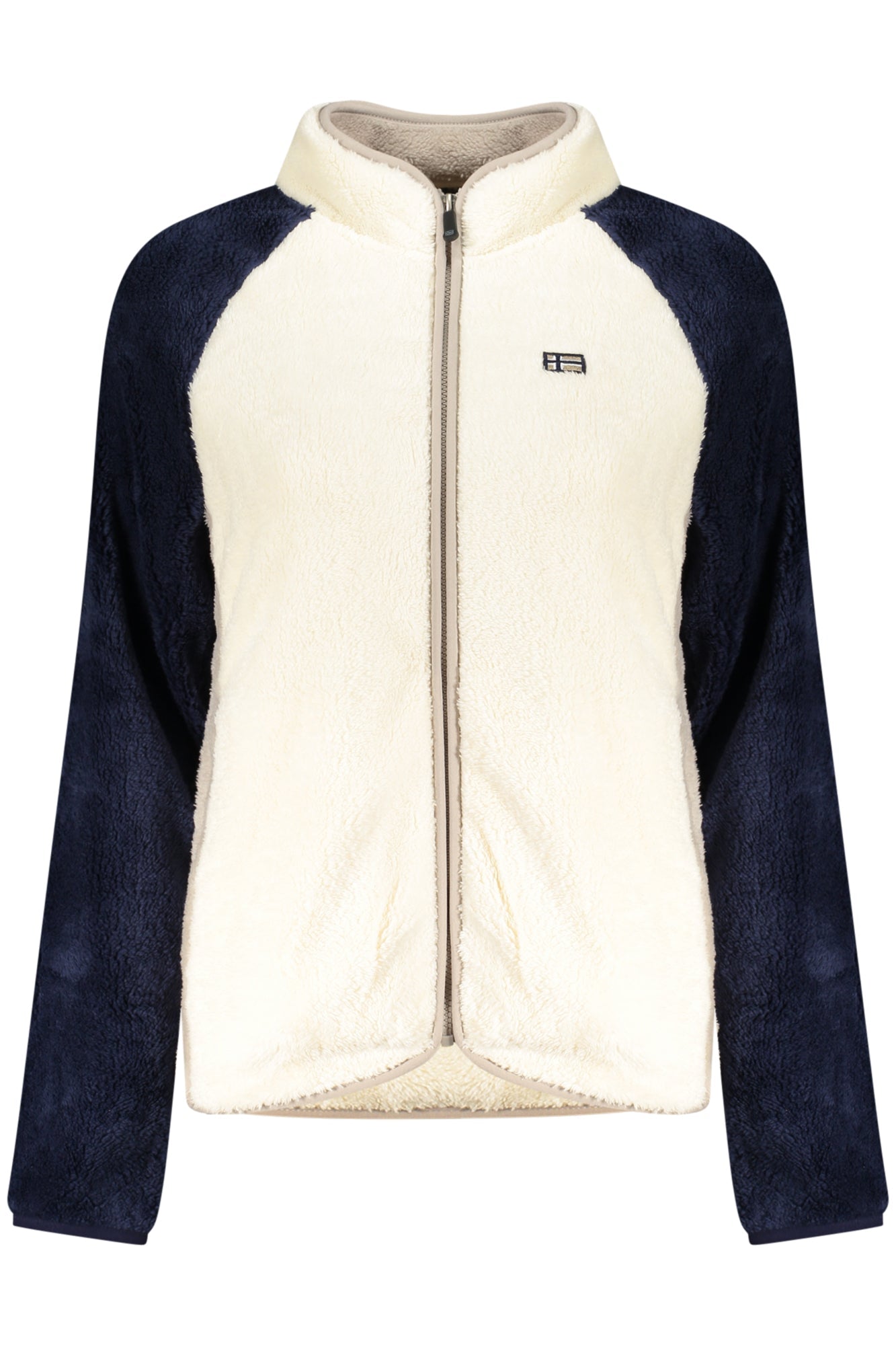 NORWAY 1963 FELPA CON ZIP DONNA BIANCO - Grandi Firme Lab