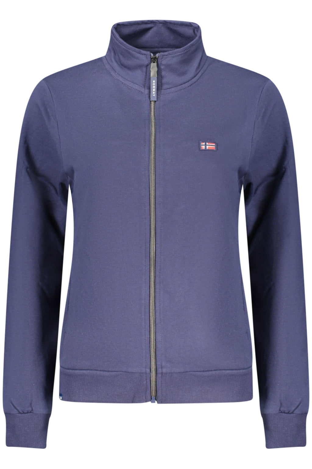 NORWAY 1963 FELPA CON ZIP DONNA BLU - Grandi Firme Lab