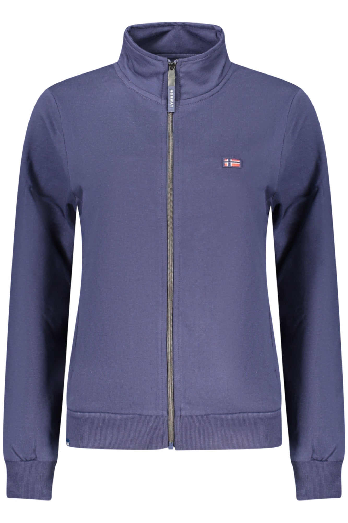 NORWAY 1963 FELPA CON ZIP DONNA BLU - Grandi Firme Lab