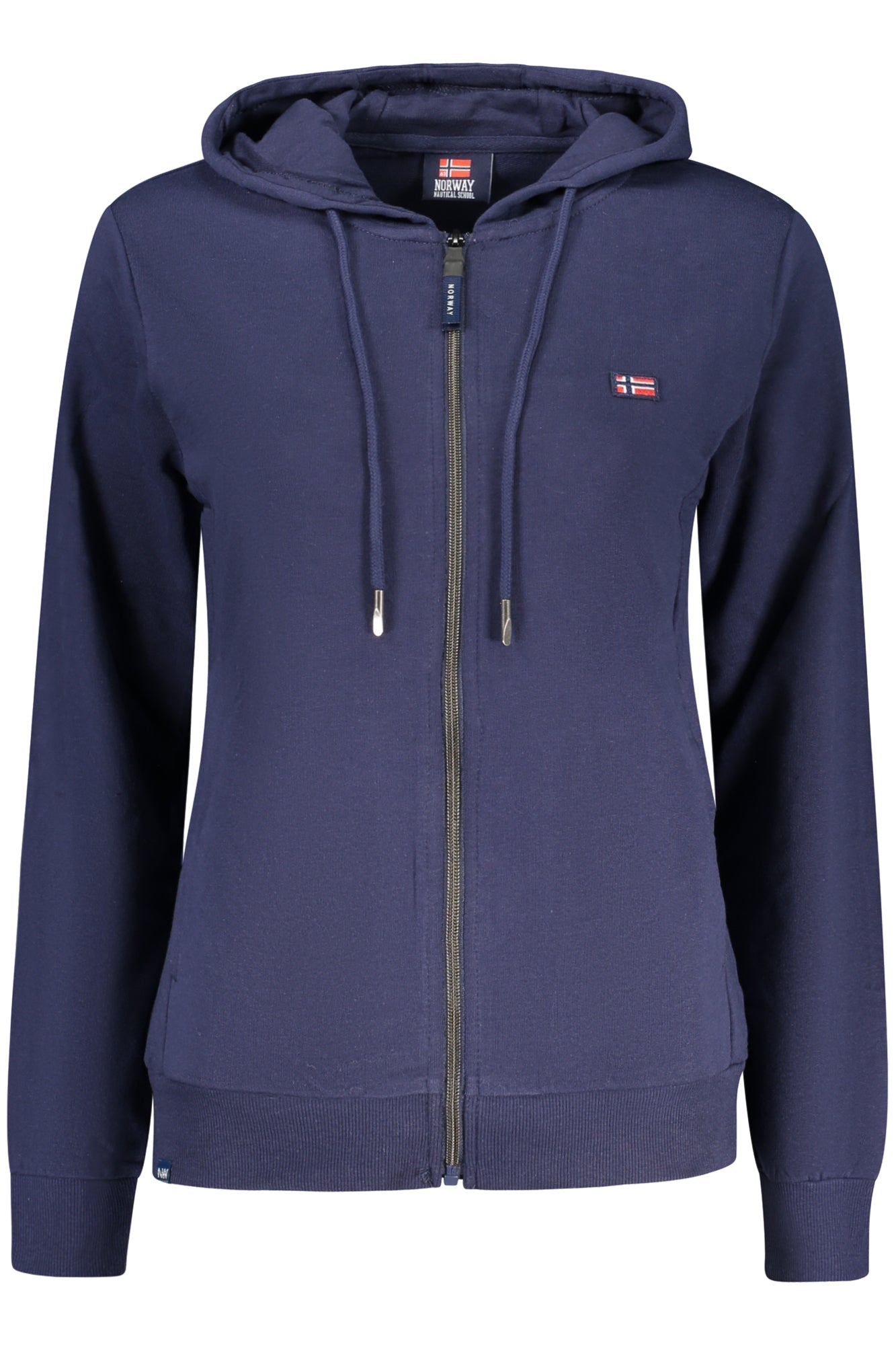 NORWAY 1963 FELPA CON ZIP DONNA BLU - Grandi Firme Lab