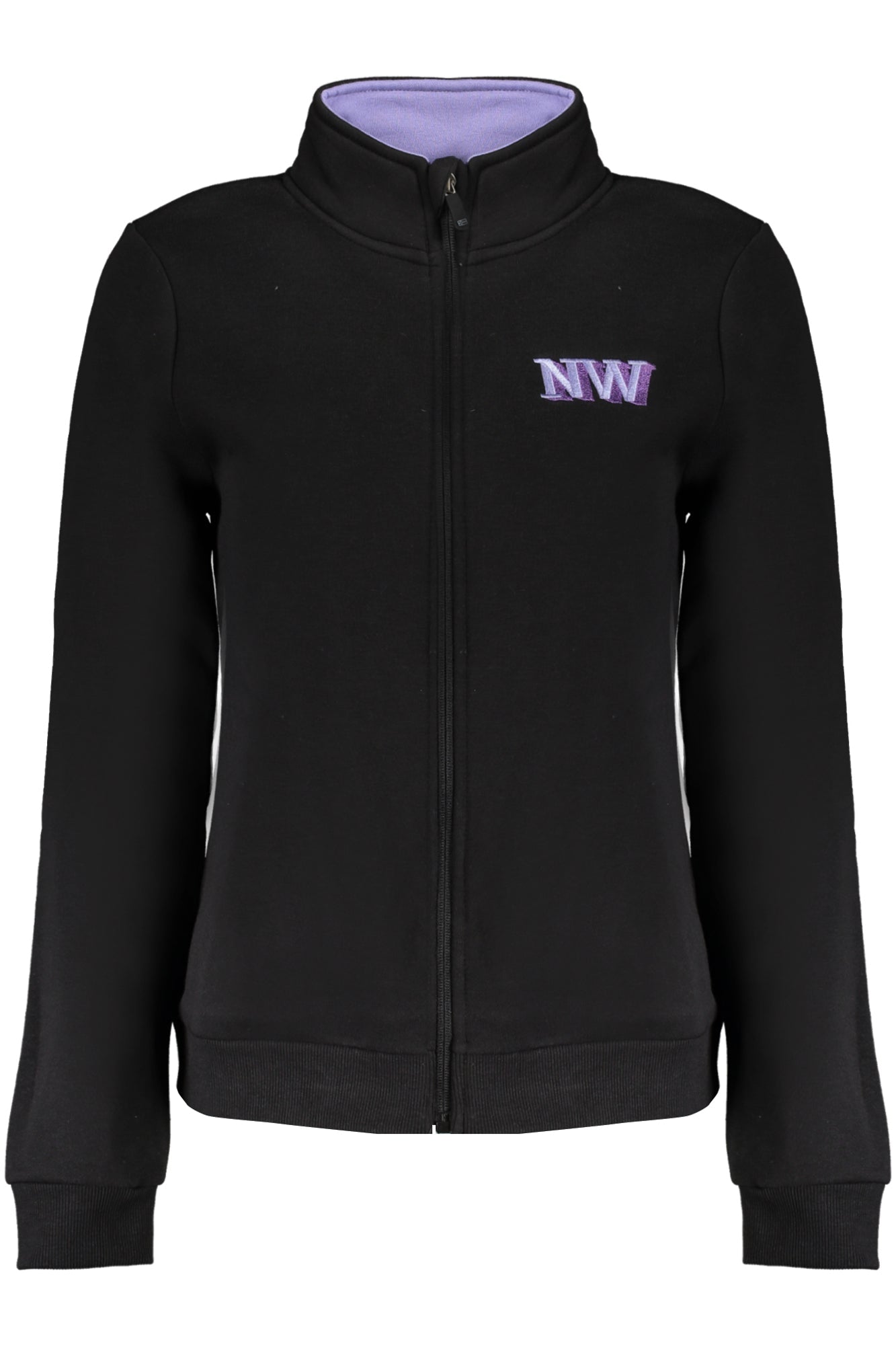 NORWAY 1963 FELPA CON ZIP DONNA NERO - Grandi Firme Lab