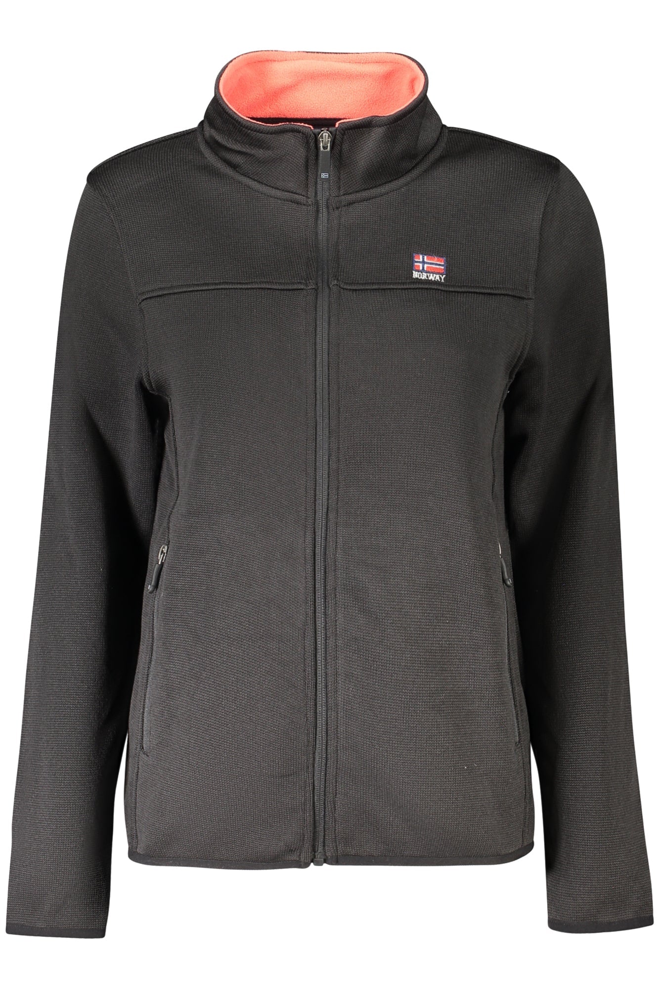 NORWAY 1963 FELPA CON ZIP DONNA NERO - Grandi Firme Lab