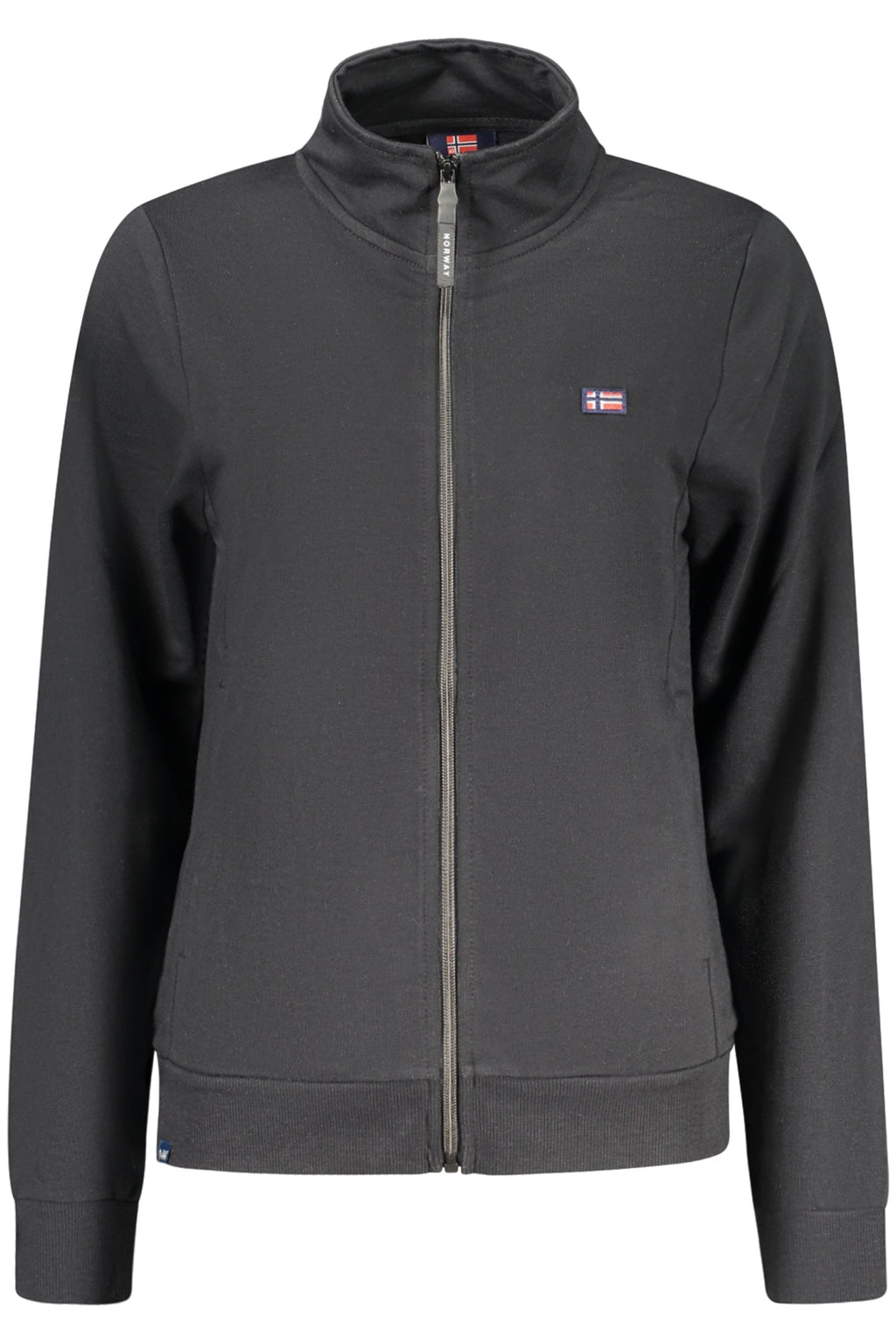 NORWAY 1963 FELPA CON ZIP DONNA NERO - Grandi Firme Lab