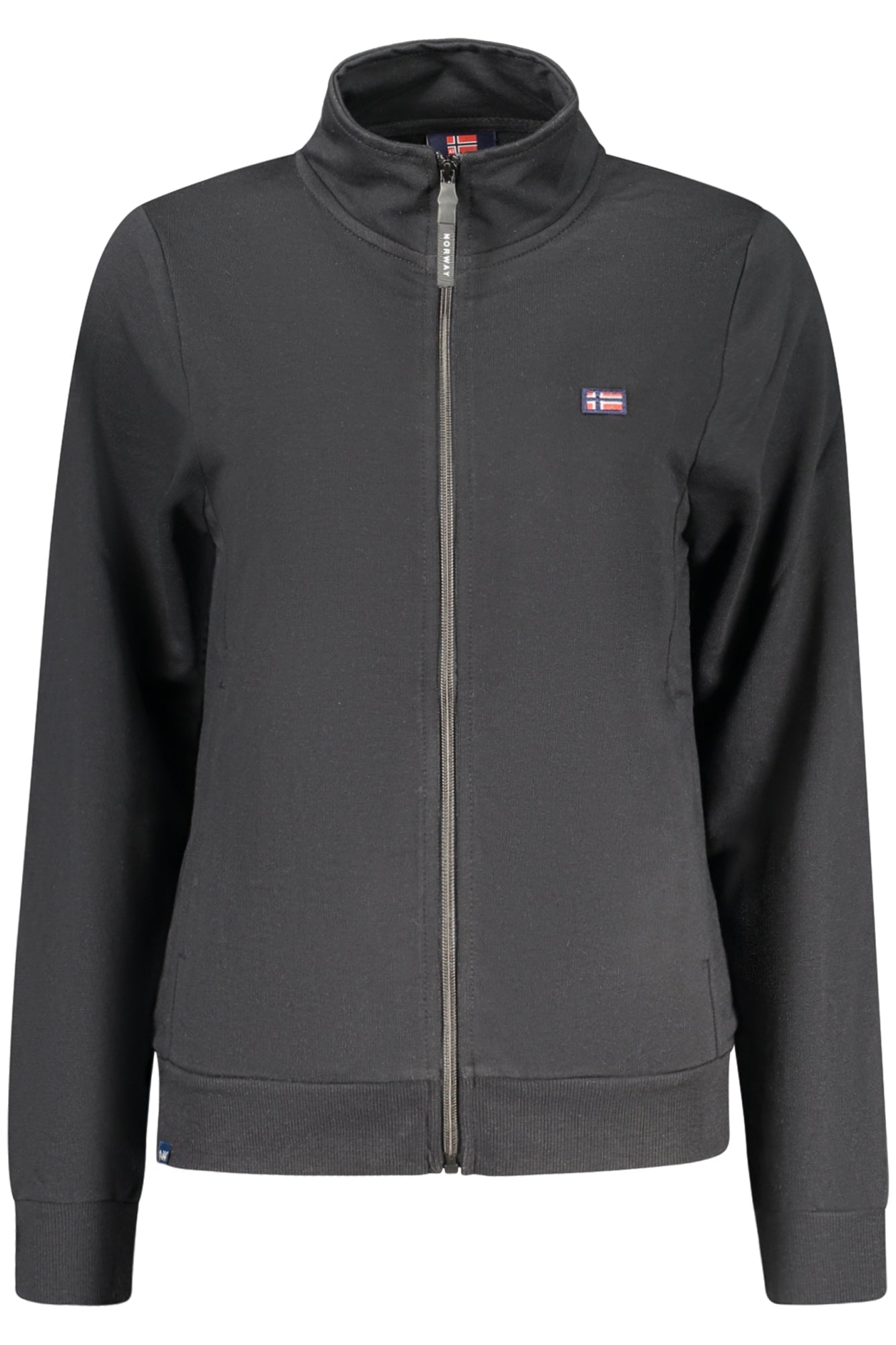 NORWAY 1963 FELPA CON ZIP DONNA NERO - Grandi Firme Lab