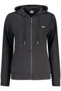 NORWAY 1963 FELPA CON ZIP DONNA NERO - Grandi Firme Lab